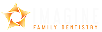 Imagine Family Dentistry white text Logo | St. George UT